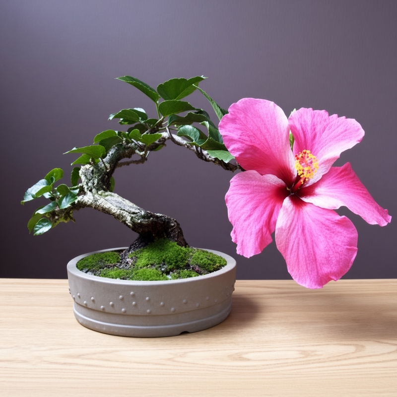 Hibiscus Sabdariffa Bonsai Image 2